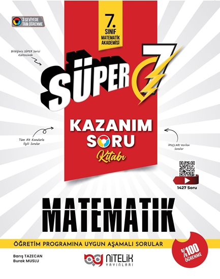 resm 7.SINIF SÜPER 7 MATEMATİK KAZANIM SORU KİTABI