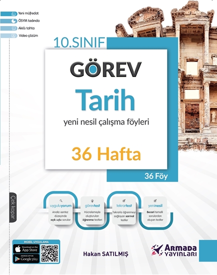 resm ARMADA 10.SINIF GÖREV TARİH YENİ NESİL ÇALIŞMA FÖYLERİ 36 HAFTA *YENİ*