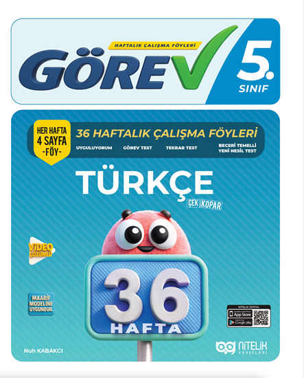 resm NİTELİK 5.SINIF GÖREV 5 TÜRKÇE (36 HAFTA)