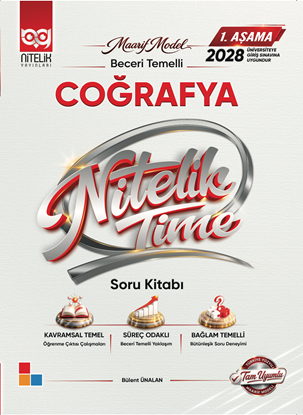 Resim Nitelik 1. Aşama Maarif Modeli Beceri Temelli Coğrafya Soru Kitabı