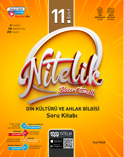 resm Nitelik 11.Sınıf Beceri Temelli Din Kültürü ve Ahlak Bilgisi Soru Kitabı