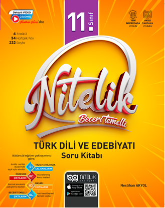 Resim 11.SINIF TÜRK DİLİ VE EDEBİYATI BECERİ VE TEMELLİ SORU  KİTABI